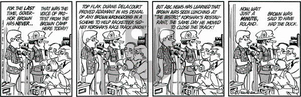 Doonesbury on Saturday July 21, 1979 Comic Strip