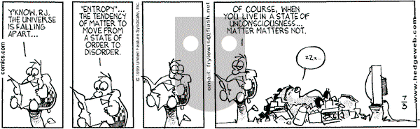 Over the Hedge on Saturday July 3, 1999 Comic Strip
