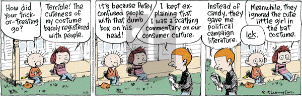 Cul de Sac on Saturday November 3, 2018 Comic Strip
