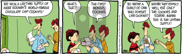 The Buckets on Wednesday November 14, 2012 Comic Strip