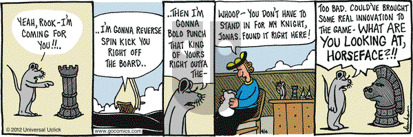 Overboard on Wednesday April 4, 2012 Comic Strip
