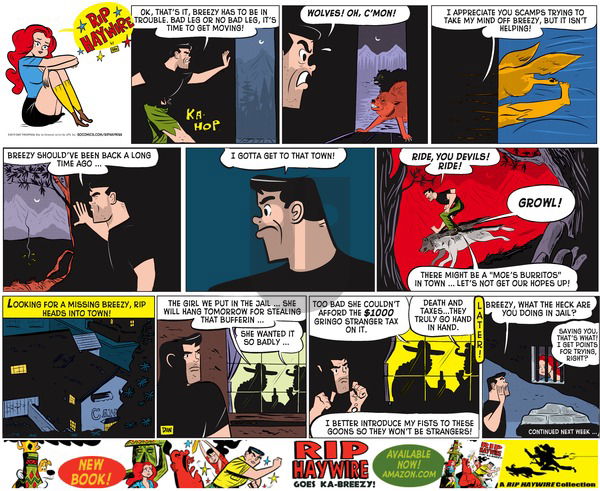 Rip Haywire on Sunday May 17, 2015 Comic Strip