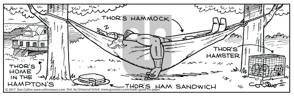 Looks Good on Paper - Thursday September 26, 2019 Comic Strip