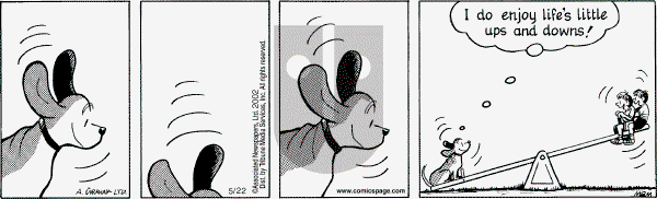 Fred Basset on Wednesday May 22, 2002 Comic Strip
