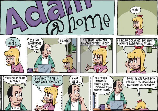 Adam@Home on Sunday March 11, 2018 Comic Strip