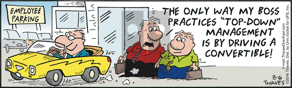 Frank and Ernest on Wednesday August 6, 2014 Comic Strip