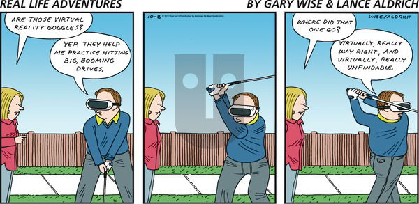 Real Life Adventures on Sunday October 8, 2017 Comic Strip