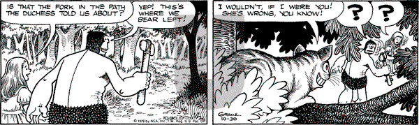 Alley Oop on Tuesday October 30, 1979 Comic Strip