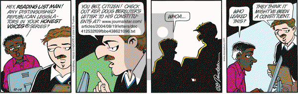 Doonesbury on Thursday October 14, 2004 Comic Strip
