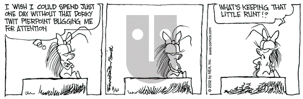 The Grizzwells on Wednesday August 21, 2002 Comic Strip