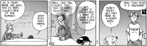 Get Fuzzy on Saturday January 24, 2004 Comic Strip