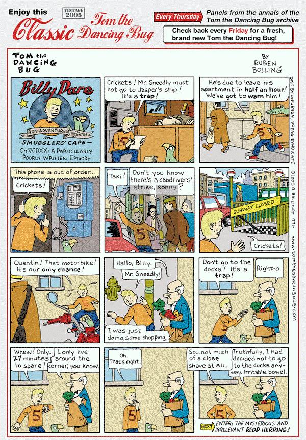 Tom the Dancing Bug on Thursday May 1, 2014 Comic Strip