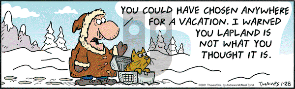 Frank and Ernest on Thursday January 28, 2021 Comic Strip