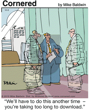 Cornered on Tuesday October 8, 2019 Comic Strip