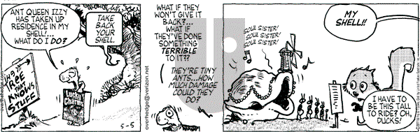 Over the Hedge on Thursday May 5, 2011 Comic Strip