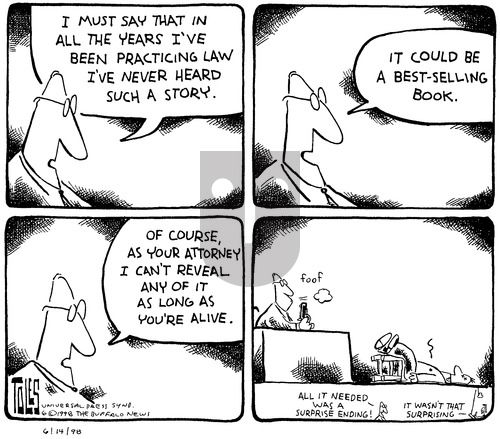 Tom Toles on Sunday June 14, 1998 Comic Strip