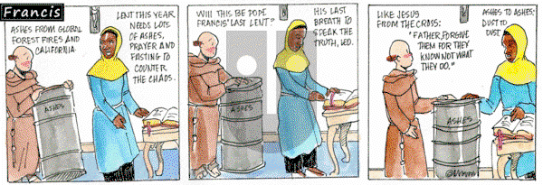 Francis on Monday March 3, 2025 Comic Strip