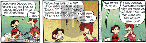 The Buckets on Thursday September 10, 2015 Comic Strip