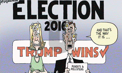 Robert Ariail - Thursday November 10, 2016 Comic Strip