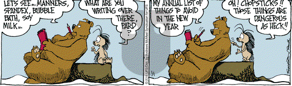 The Grizzwells on Monday January 1, 2018 Comic Strip