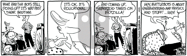 The Buckets on Wednesday January 9, 2002 Comic Strip