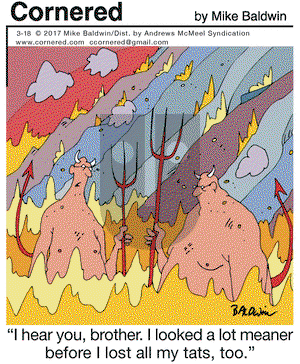 Cornered on Saturday March 18, 2017 Comic Strip