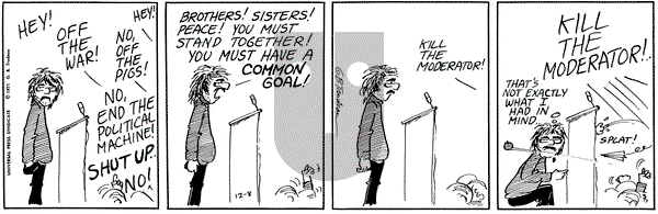 Doonesbury on Wednesday December 8, 1971 Comic Strip