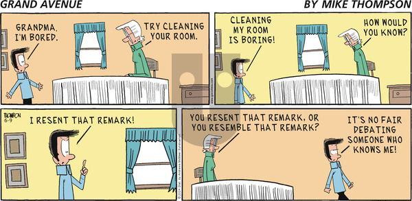 Grand Avenue on Sunday June 9, 2024 Comic Strip