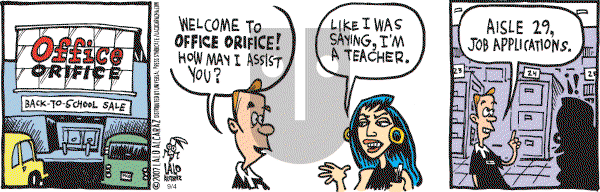 La Cucaracha on Tuesday September 4, 2007 Comic Strip