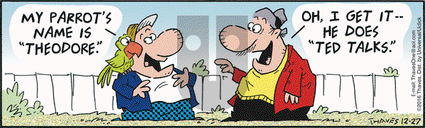 Frank and Ernest on Tuesday December 27, 2016 Comic Strip