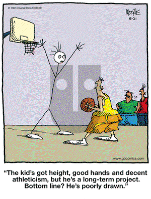 In the Bleachers on Tuesday August 21, 2007 Comic Strip