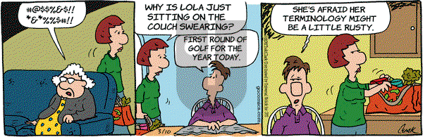 Lola on Saturday March 10, 2012 Comic Strip