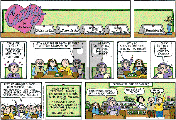 Cathy Classics - Sunday April 25, 2004 Comic Strip
