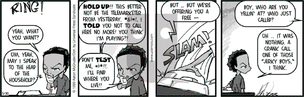 The Boondocks on Tuesday December 31, 2013 Comic Strip