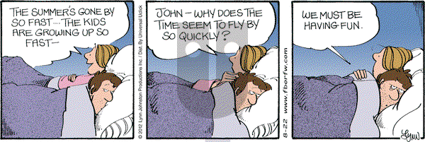 For Better or For Worse - Wednesday August 22, 2012 Comic Strip