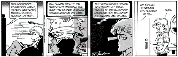 Doonesbury on Monday March 1, 1993 Comic Strip