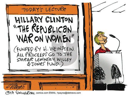 Henry Payne on Tuesday October 24, 2017 Comic Strip