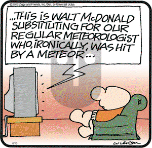 Ziggy on Wednesday June 13, 2012 Comic Strip