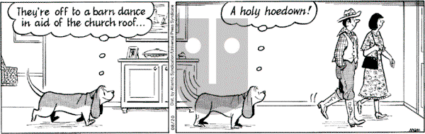 Fred Basset on Saturday August 20, 2005 Comic Strip