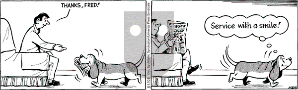 Fred Basset on Thursday January 8, 2009 Comic Strip