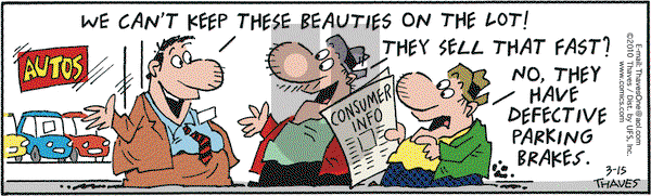 Frank and Ernest on Monday March 15, 2010 Comic Strip