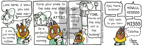 Breaking Cat News on Monday October 15, 2018 Comic Strip
