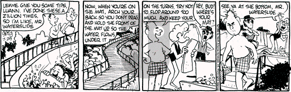 Luann on Wednesday July 29, 1992 Comic Strip