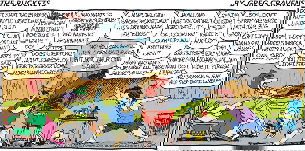 The Buckets on Sunday July 3, 2011 Comic Strip