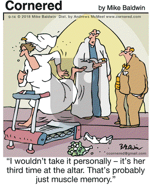 Cornered on Friday September 14, 2018 Comic Strip