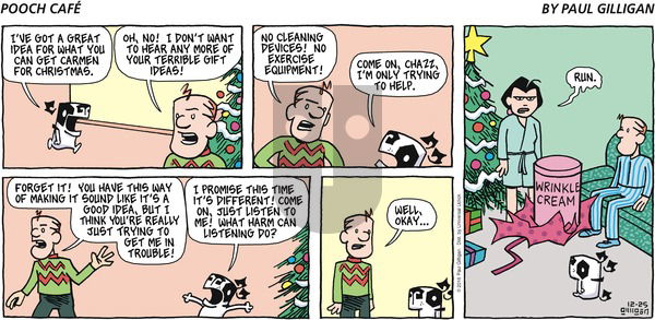 Pooch Cafe on Sunday December 25, 2016 Comic Strip