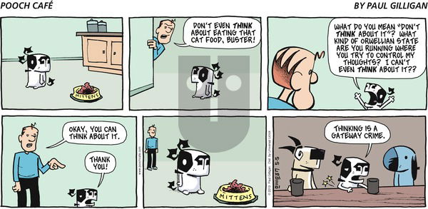Pooch Cafe on Sunday May 5, 2013 Comic Strip