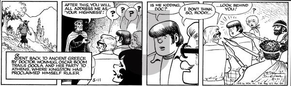 Alley Oop on Monday May 11, 1970 Comic Strip