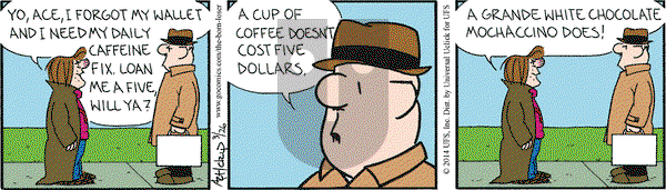 The Born Loser on Wednesday March 26, 2014 Comic Strip