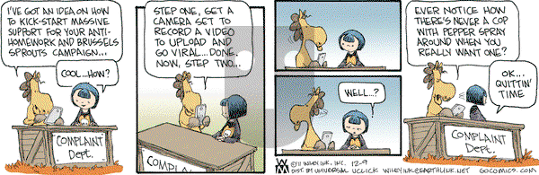 Non Sequitur on Friday December 9, 2011 Comic Strip